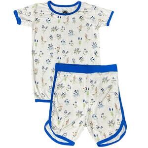 Girls Bamboo Pajama Set Wildflowers Size 7y